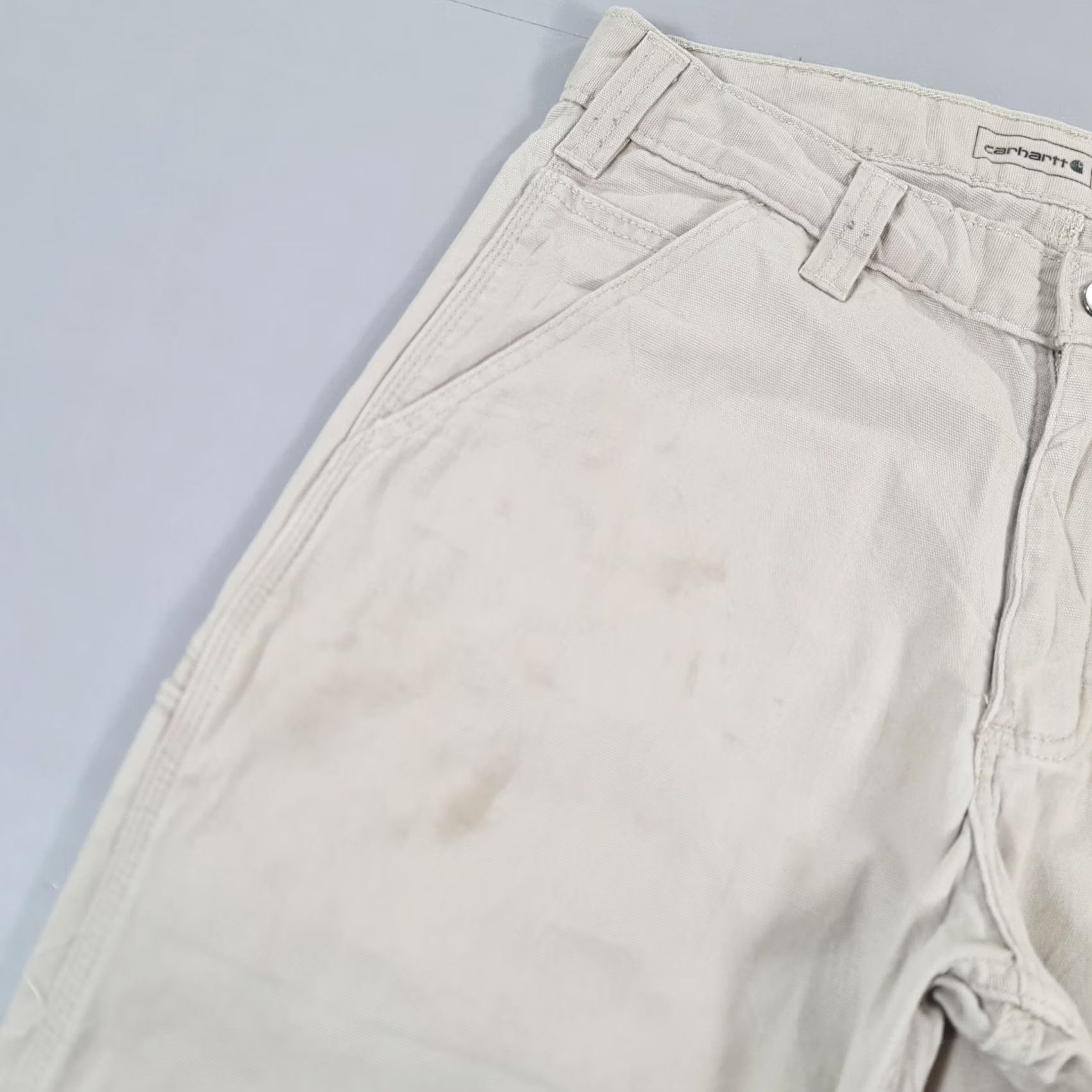Carhartt Carhartt Mens Trousers Beige W32 L28 Relaxed Fit Flex Workwear Pants Size US 32 / EU 48 - 4 Thumbnail