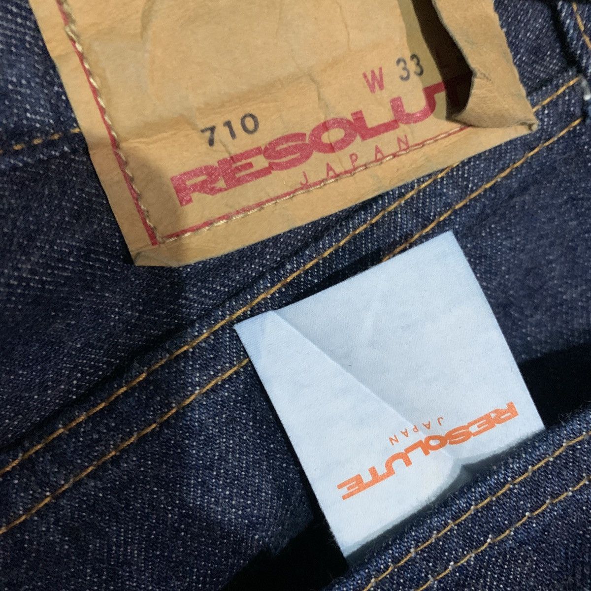 RESOLUTE Resolute Japan 710 Selvedge Denim Pants Size US 33 - 11 Thumbnail