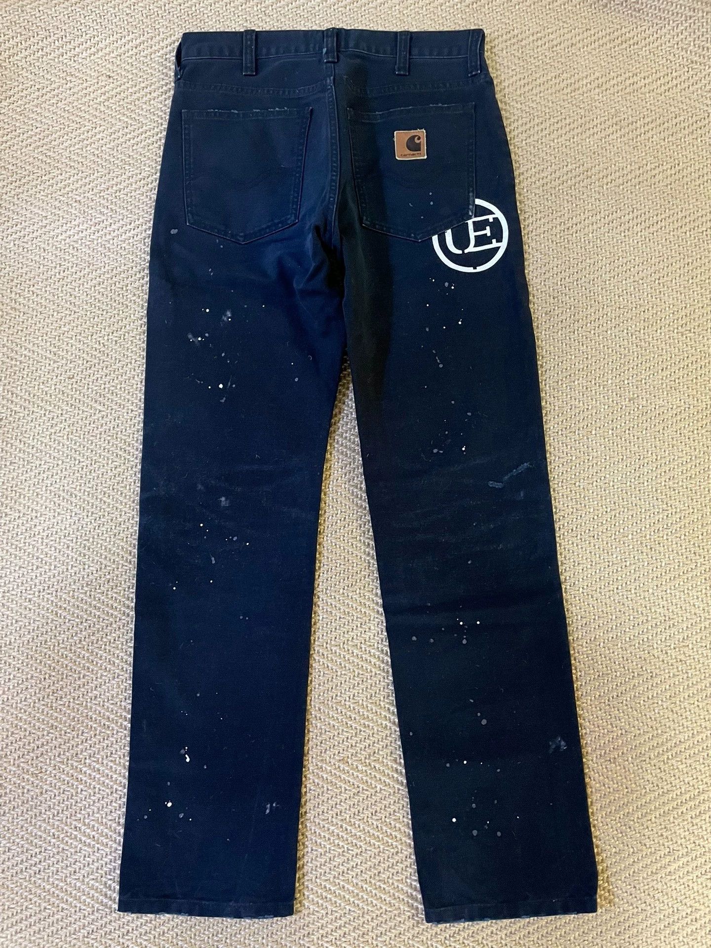 Carhartt UE X CARHARTT Fragment Damaged Pant Washed W28 Near New Size US 28 / EU 44 - 2 Thumbnail