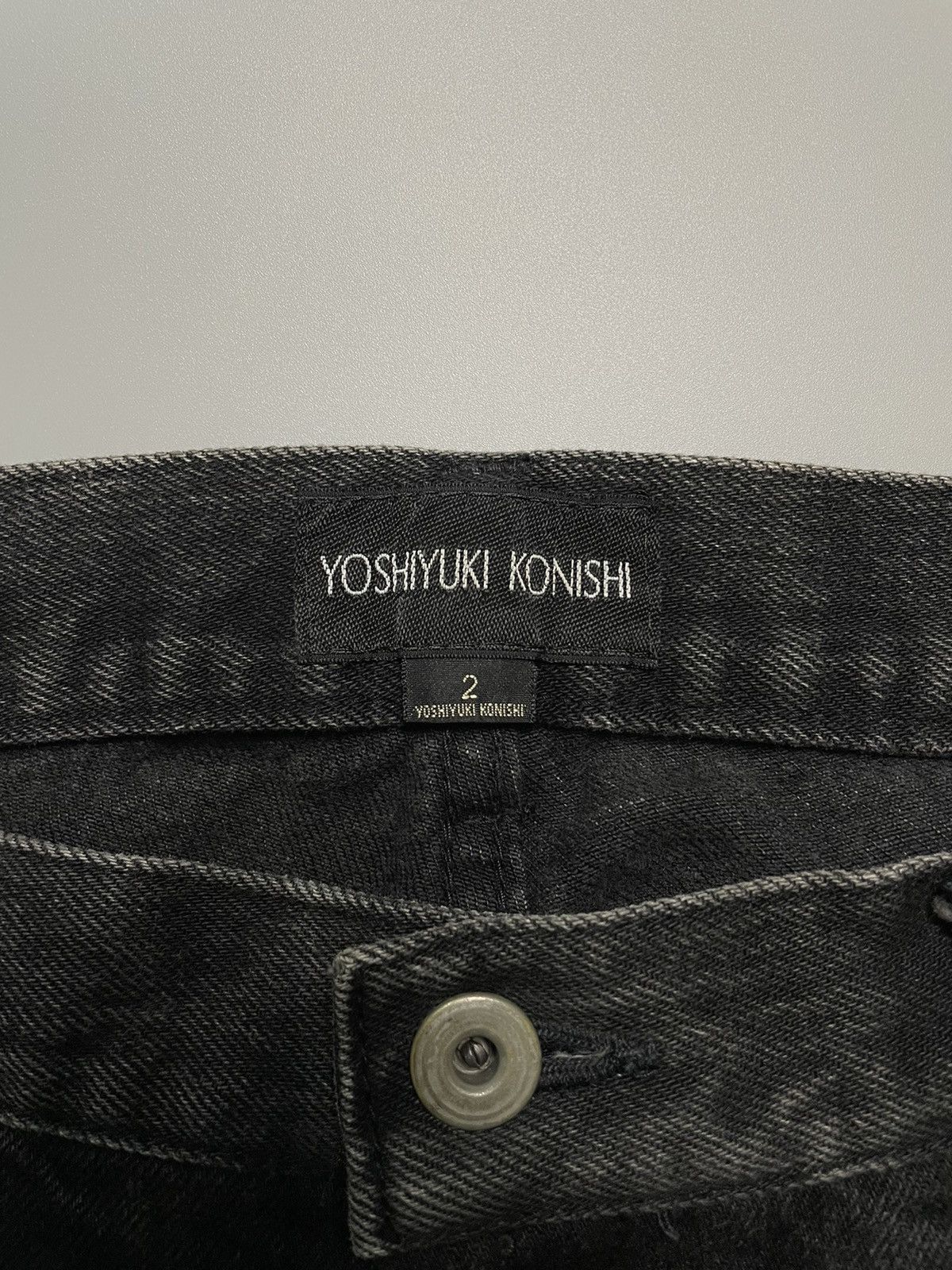 If Six Was Nine Yoshiyuki Konishi Black Washed Denim Size US 32 / EU 48 - 7 Thumbnail