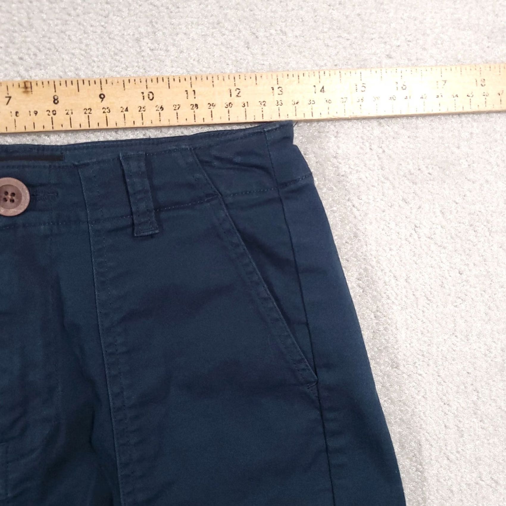 Vintage Letter to Juliet L.T.J. Shorts Women's Small Blue Chino Pockets Casual Size 28" / US 6 / IT 42 - 7 Thumbnail
