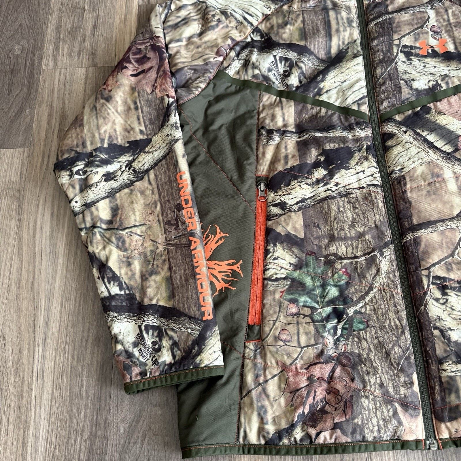 Under Armour Under Armour Storm Mossy Oak Jacket Men's Size L Real Tree Size US L / EU 52-54 / 3 - 2 Thumbnail