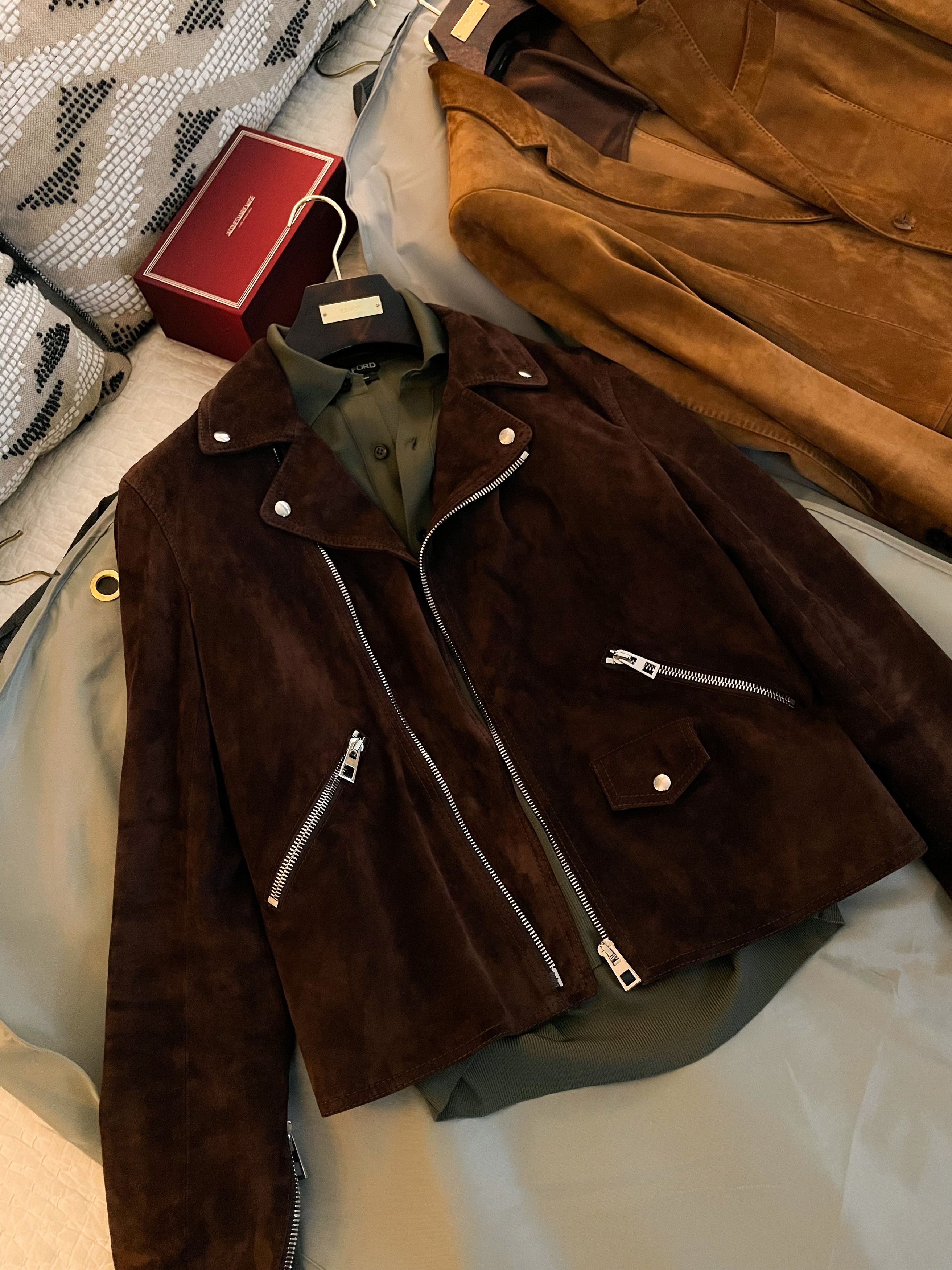 Loewe $8550 Loewe Zip-Up Puffer Leather Hoodie Green | Grailed