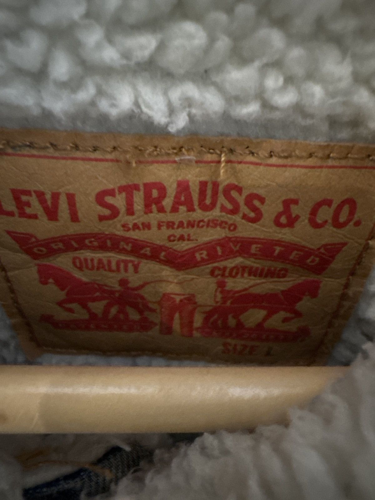 Levi's Levi’s Jean Jacket with cotton interior Size US L / EU 52-54 / 3 - 4 Thumbnail