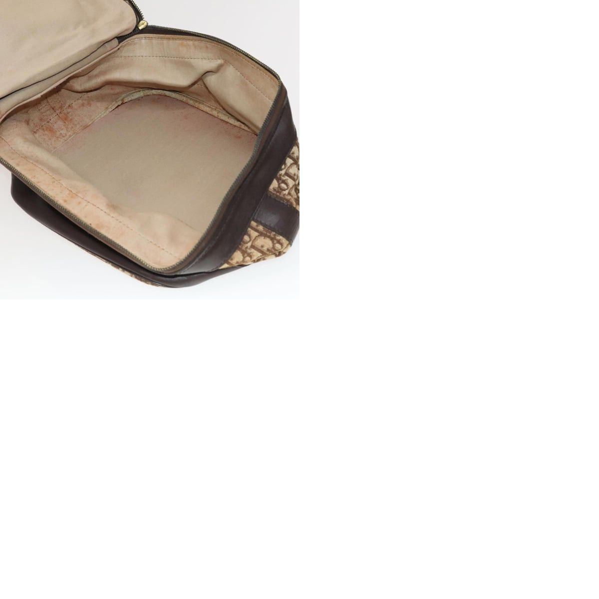 Dior DIOR Trotter Canvas Shoulder Bag Brown Gold Size ONE SIZE - 13 Thumbnail