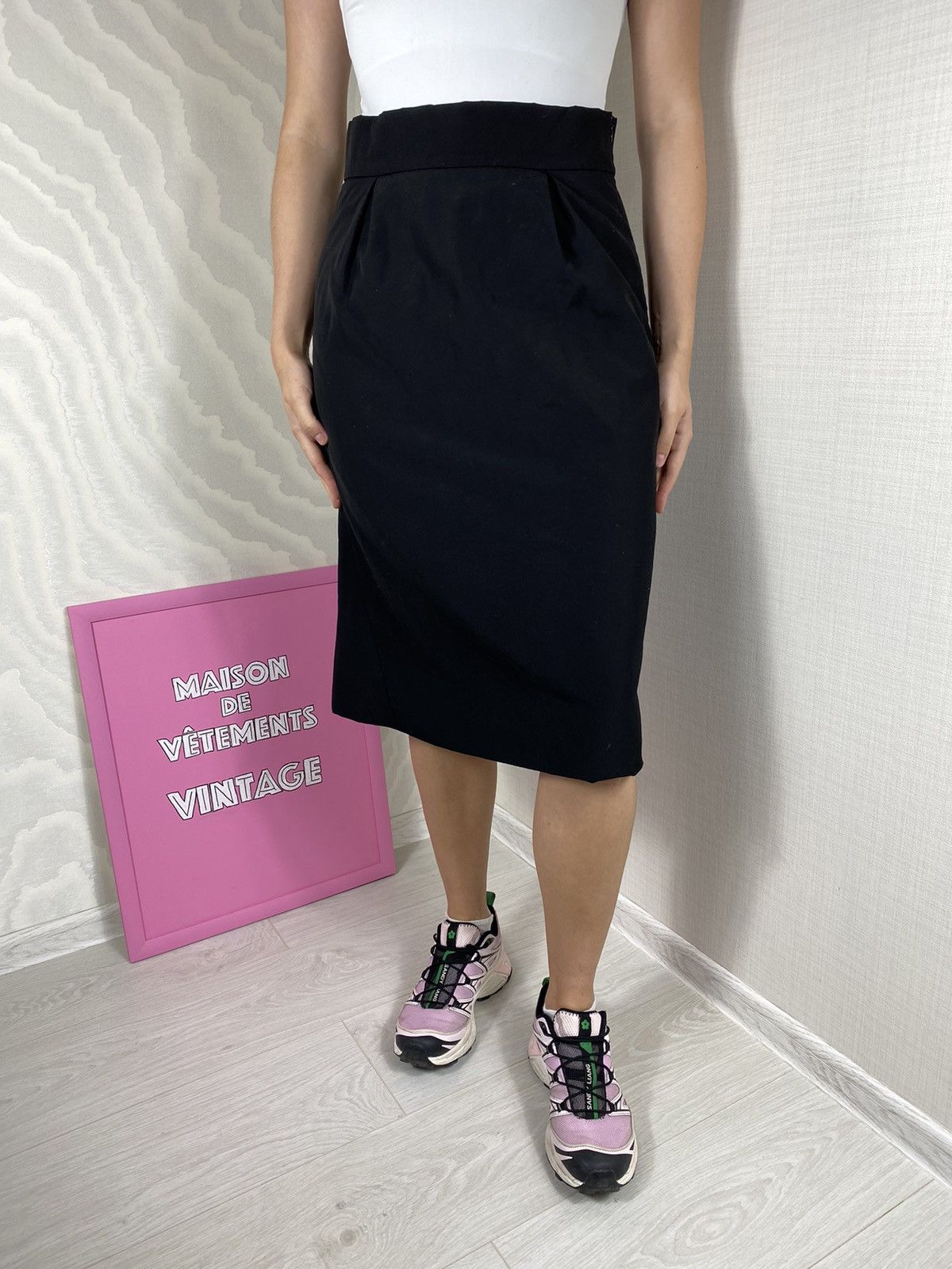 Jil Sander × Vintage Jil Sander Puffer Skirt Vintage Size 28" / US 6 / IT 42 - 1 Thumbnail