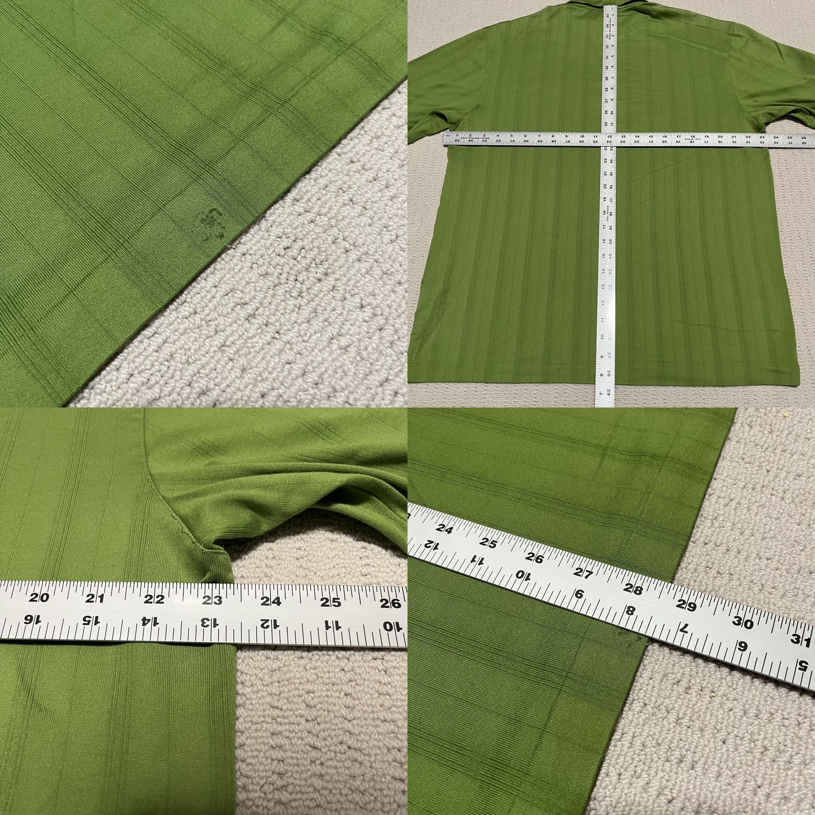 Nike Nike Dri-Fit Tiger Woods Collection Polo Shirt Mens Large Green Lime Size US L / EU 52-54 / 3 - 9 Thumbnail