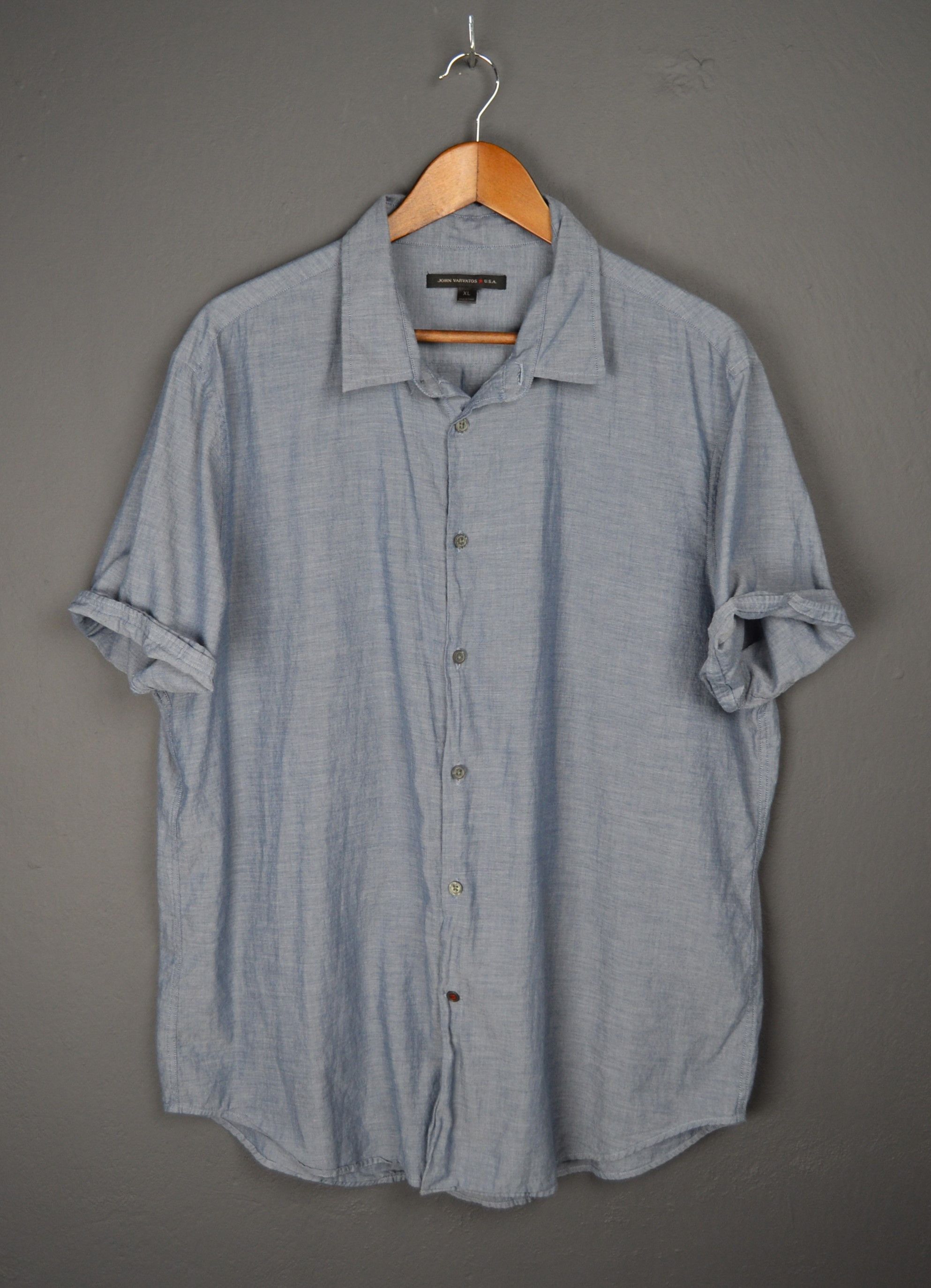 John Varvatos John Varvatos XL size Light Cotton Shirt Size US XL / EU 56 / 4 - 1 Thumbnail
