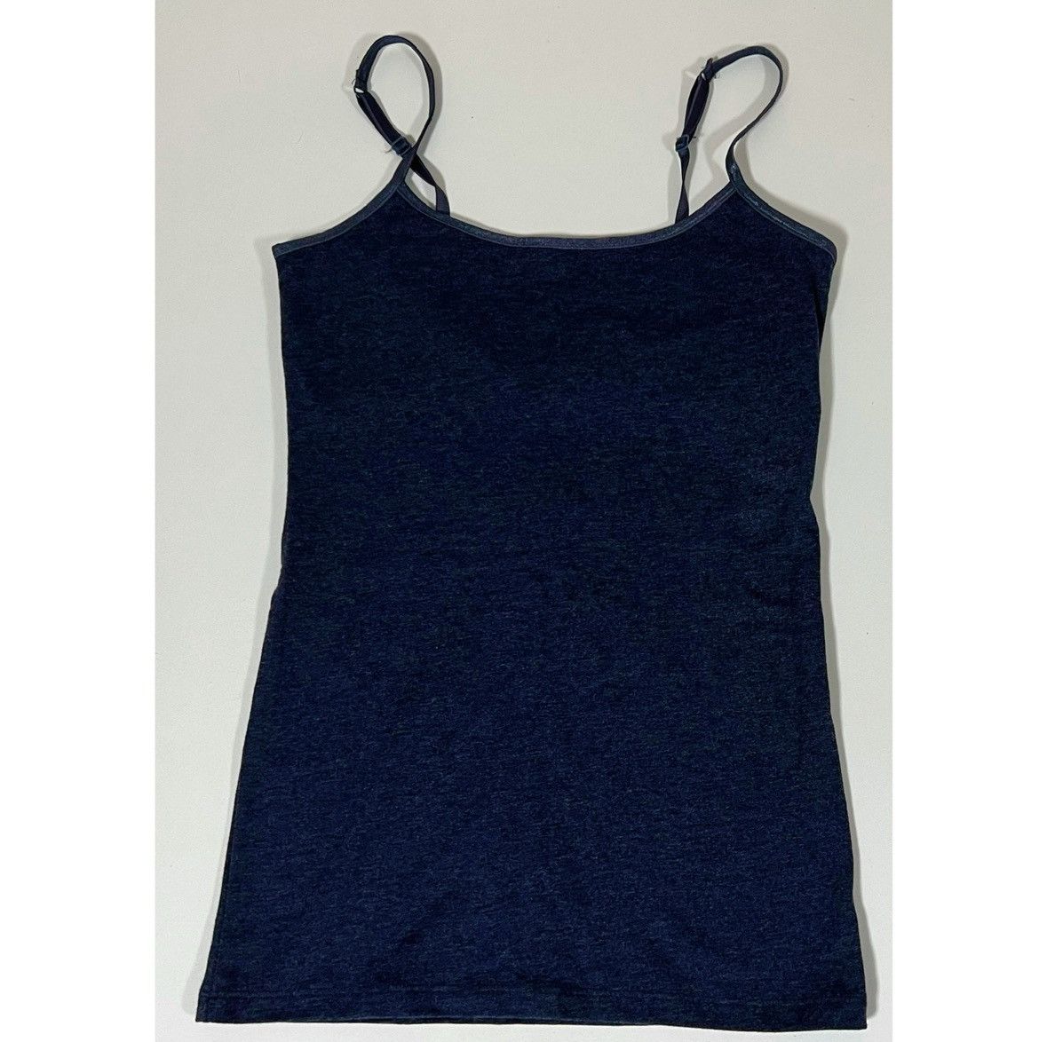 Sonoma SO Navy Blue Marled Cami Camisole Tank Top Shirt Size XS 💙 Size XS / US 0-2 / IT 36-38 - 2 Thumbnail