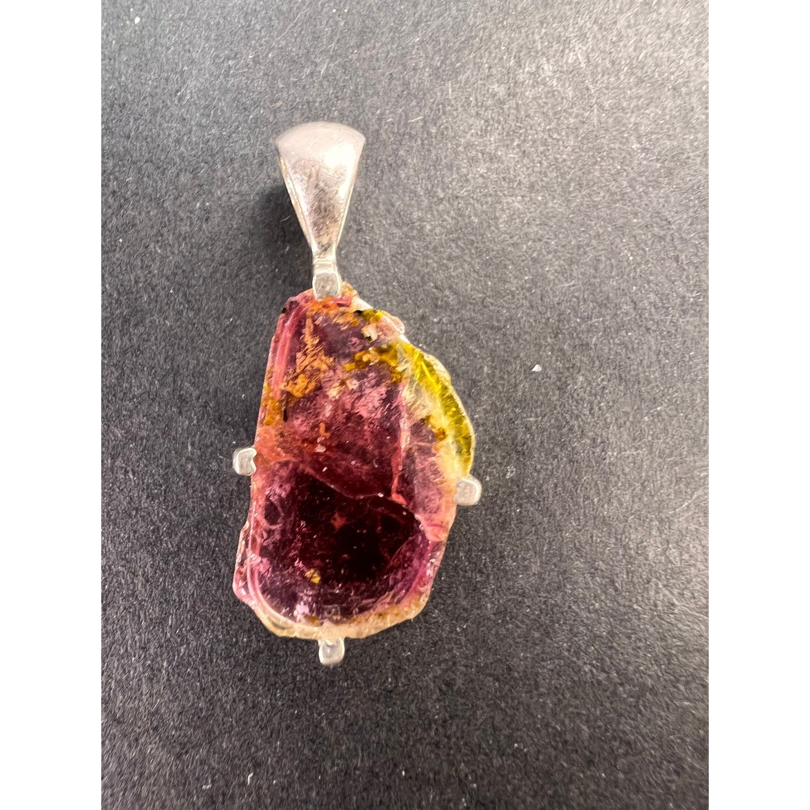 Other NEW Watermelon tourmaline sterling silver pendant 1.56 grams Size ONE SIZE - 2 Thumbnail