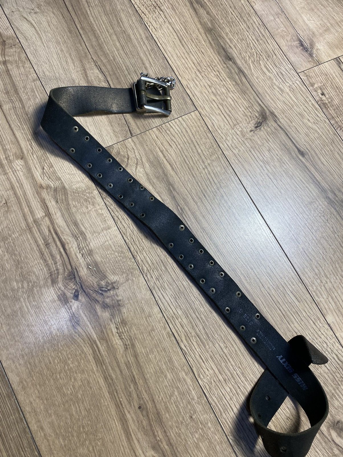 Miss Sixty Miss Sixty Vintage Y2K Leather Belt Metallic Silver Logo Size ONE SIZE - 3 Thumbnail