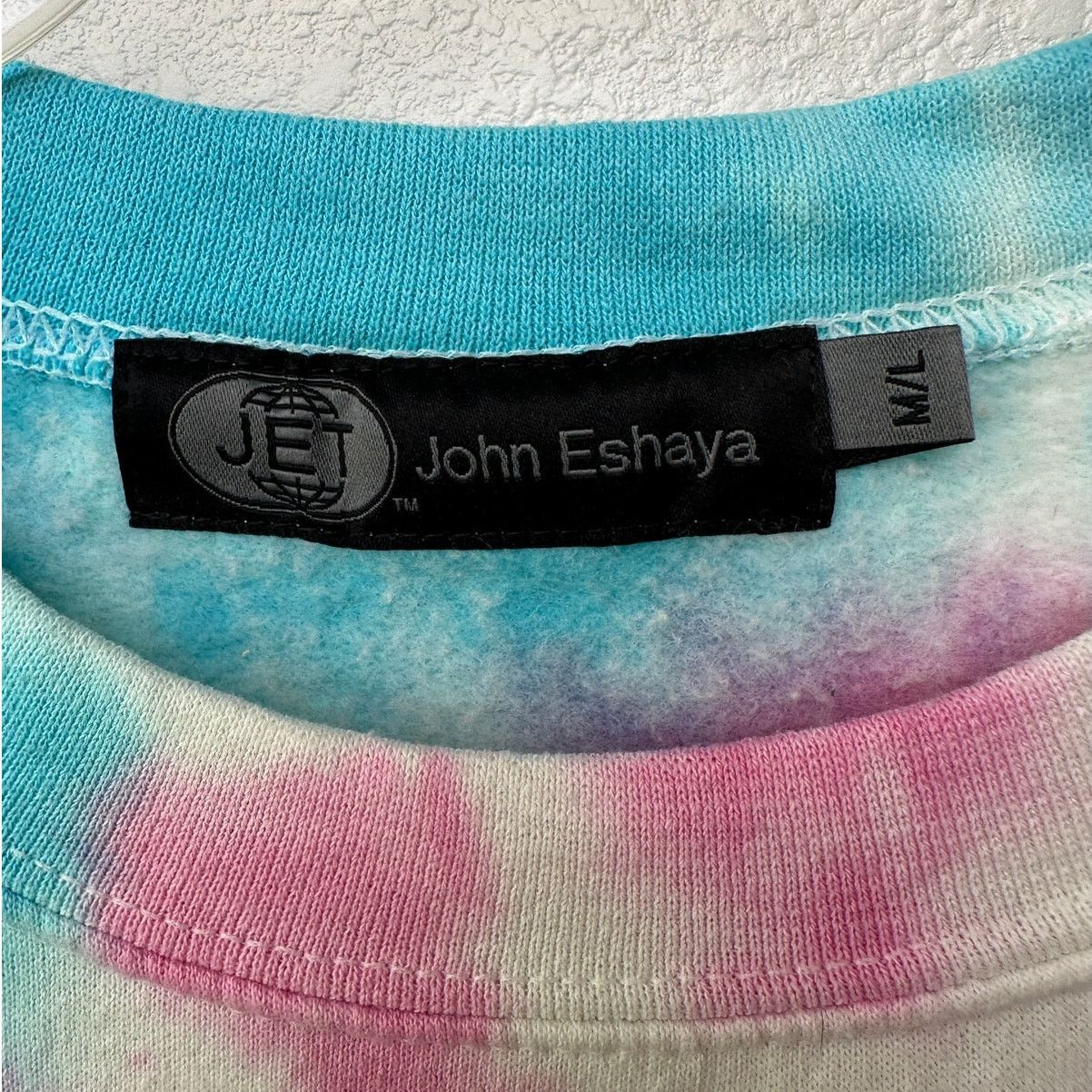 Other John Eshaya JET Pastel Tie-Dye Smiley Sweatshirt (M/L) Size US M / EU 48-50 / 2 - 7 Thumbnail