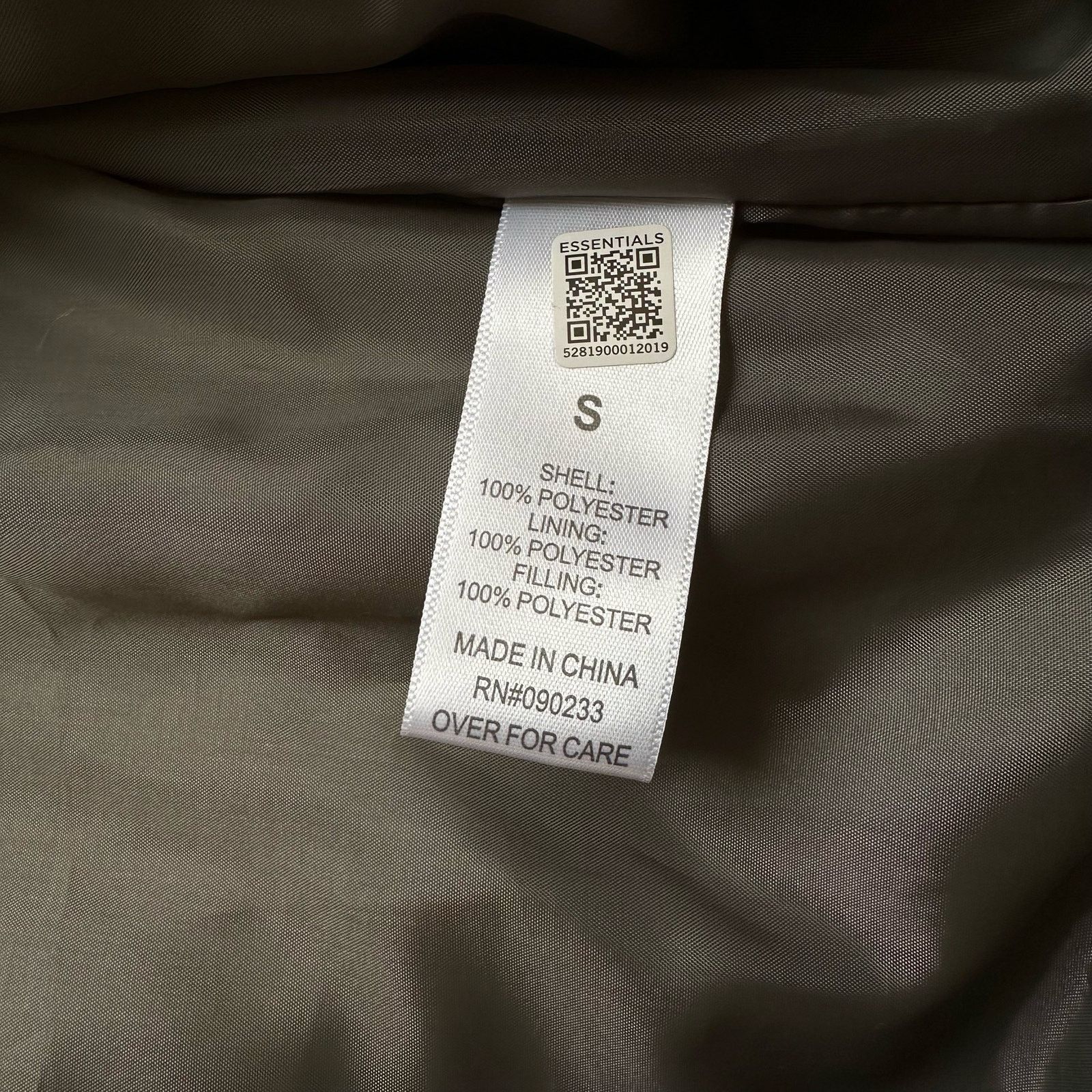 Fear of God Essentials Fear of God 3M Reflective Puffer FW19 Grey Size US S / EU 44-46 / 1 - 7 Thumbnail