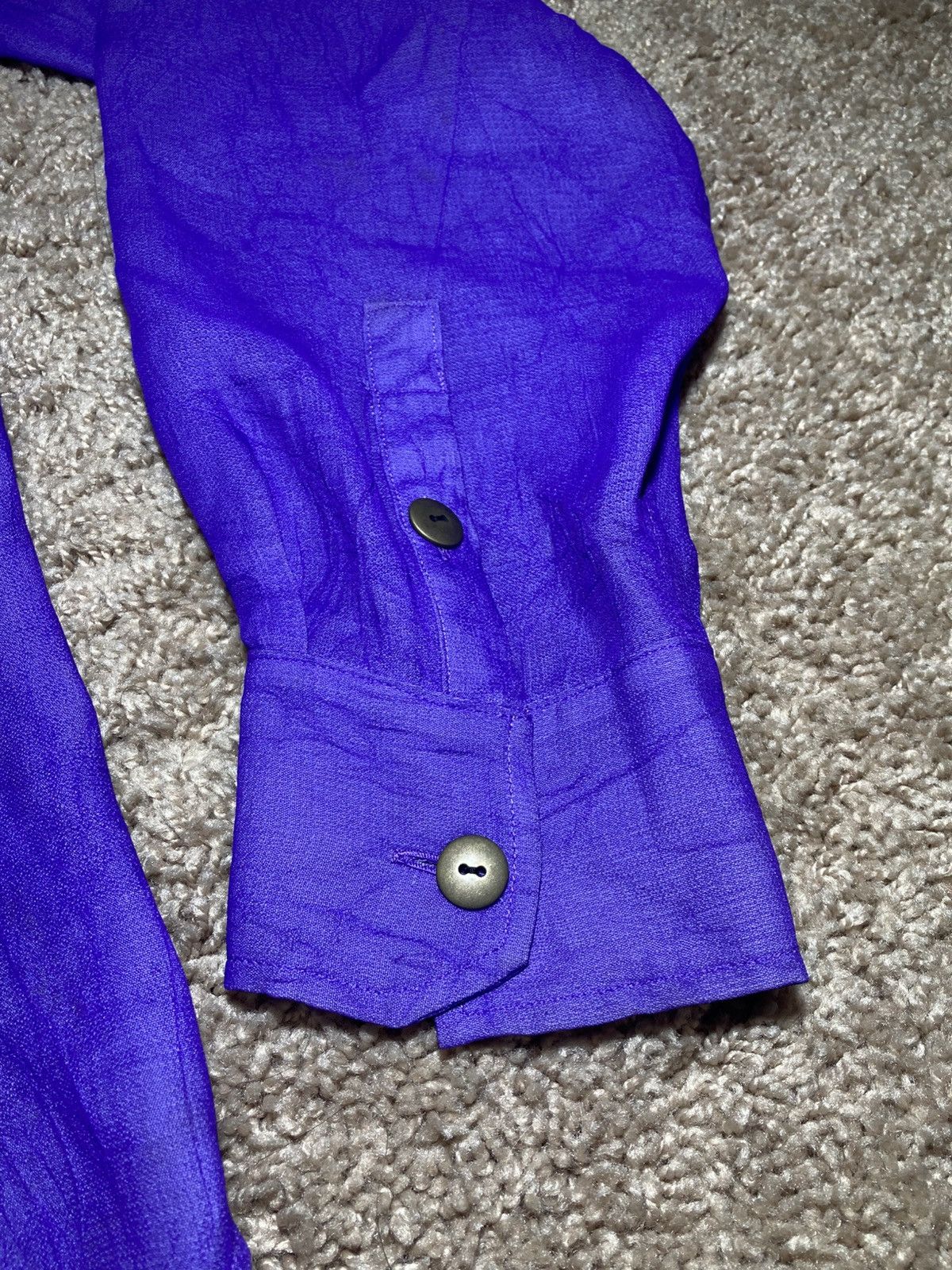 Beauty Beast SS99 Beauty:Beast Poem Button Shirt Beauty Message 90s 1999 Size US M / EU 48-50 / 2 - 5 Thumbnail