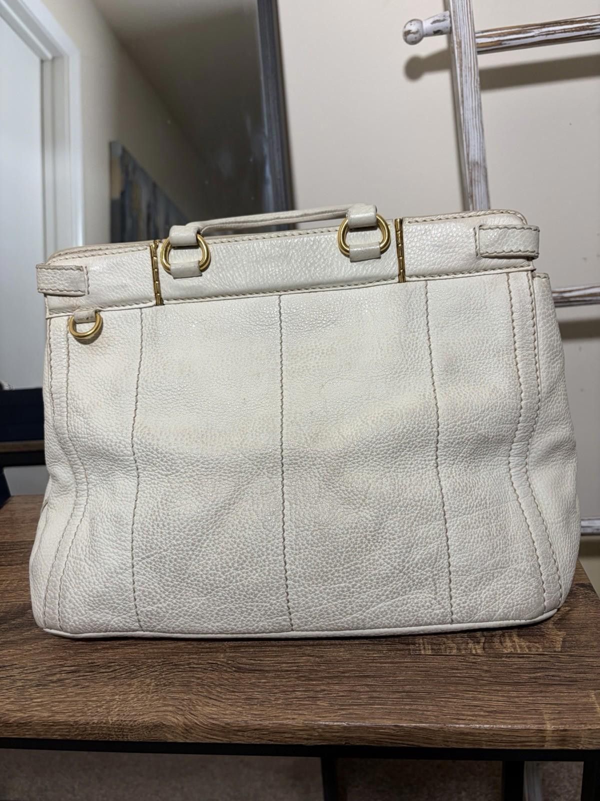 Prada Prada Vitello Daino Bauletto Leather Shoulder Doctor Handbag Size ONE SIZE - 3 Thumbnail