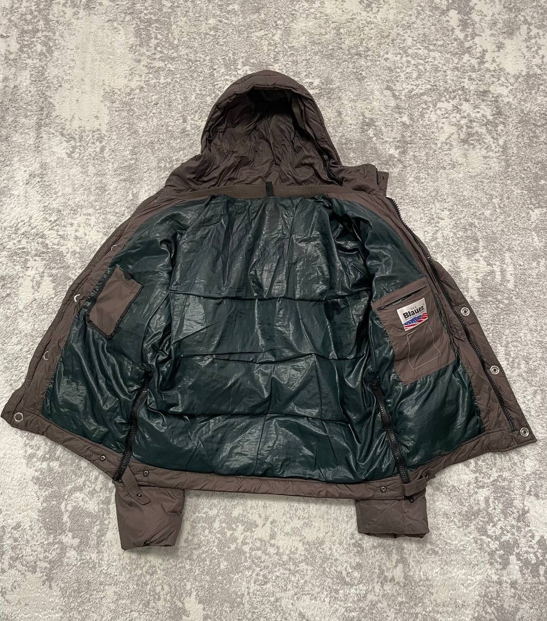 Other Men's Blauer U.S.A. Down Jacket Brown Puffer Coat Duck Down Size US L / EU 52-54 / 3 - 11 Thumbnail