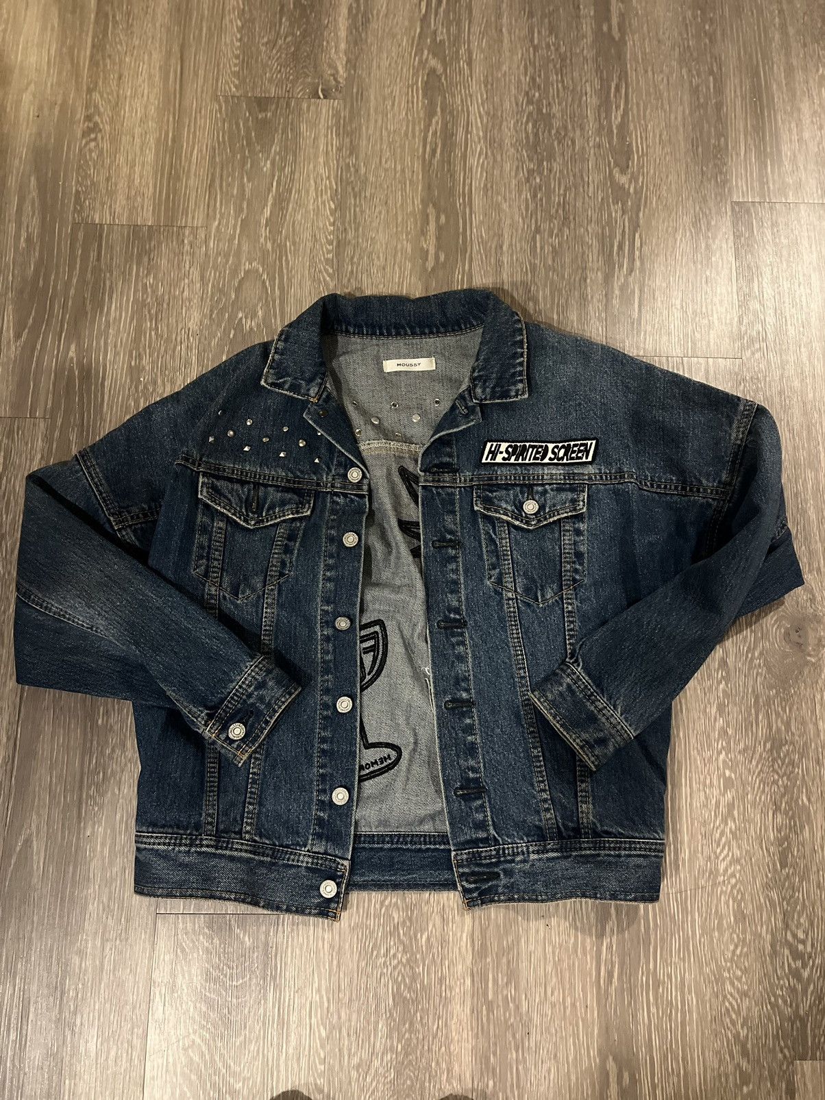 Japanese Brand × MOUSSY One of a kind Moussy Denim Jacket Size ONE SIZE - 4 Thumbnail