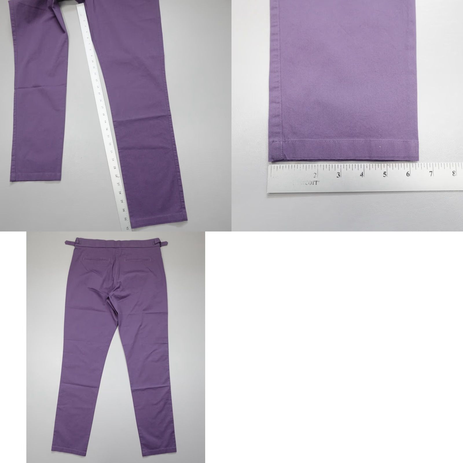 Vintage Greyson Amagansett 5-Pocket Trouser Pants Nightshade Purple Cotton Stretch 32/32 Men Pants Regular Slim? (not adding new info) Size US 32 / EU 48 - 8 Thumbnail