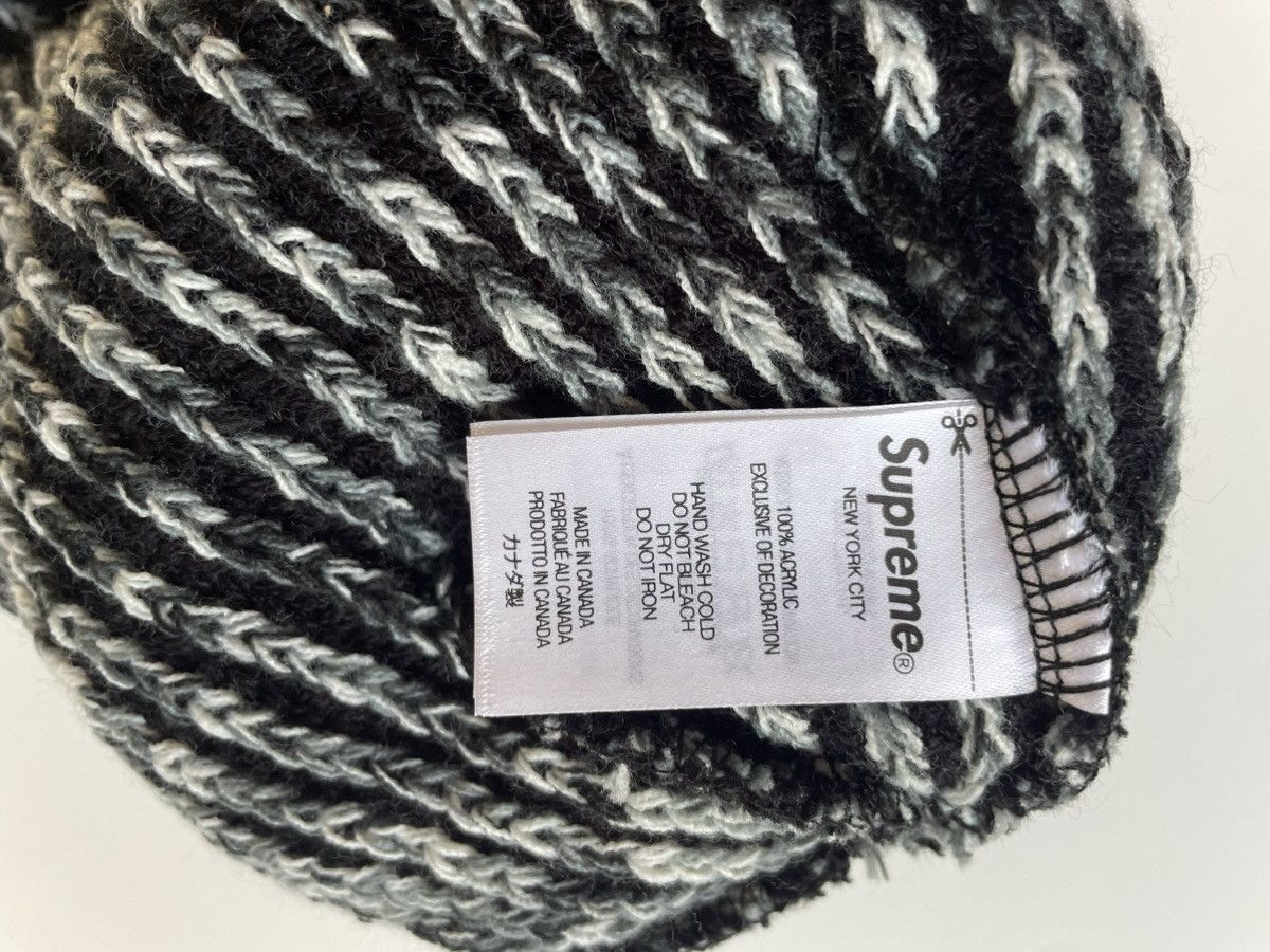 Supreme Supreme Rainbow Knit Beanie BLACK Size ONE SIZE - 4 Thumbnail