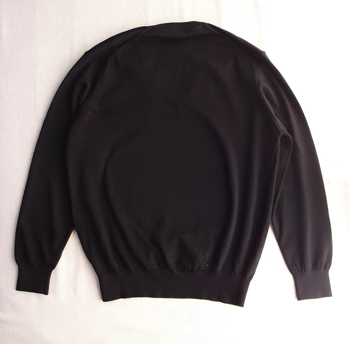 Pierre Cardin Pierre Cardin Paris Black V-Neck Wool Knit – Made in France Size US XL / EU 56 / 4 - 3 Thumbnail