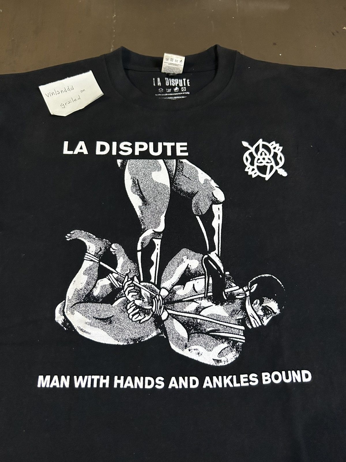 Band Tees La Dispute Man With Hands and Ankles Bound Tshirt Size US XL / EU 56 / 4 - 1 Thumbnail