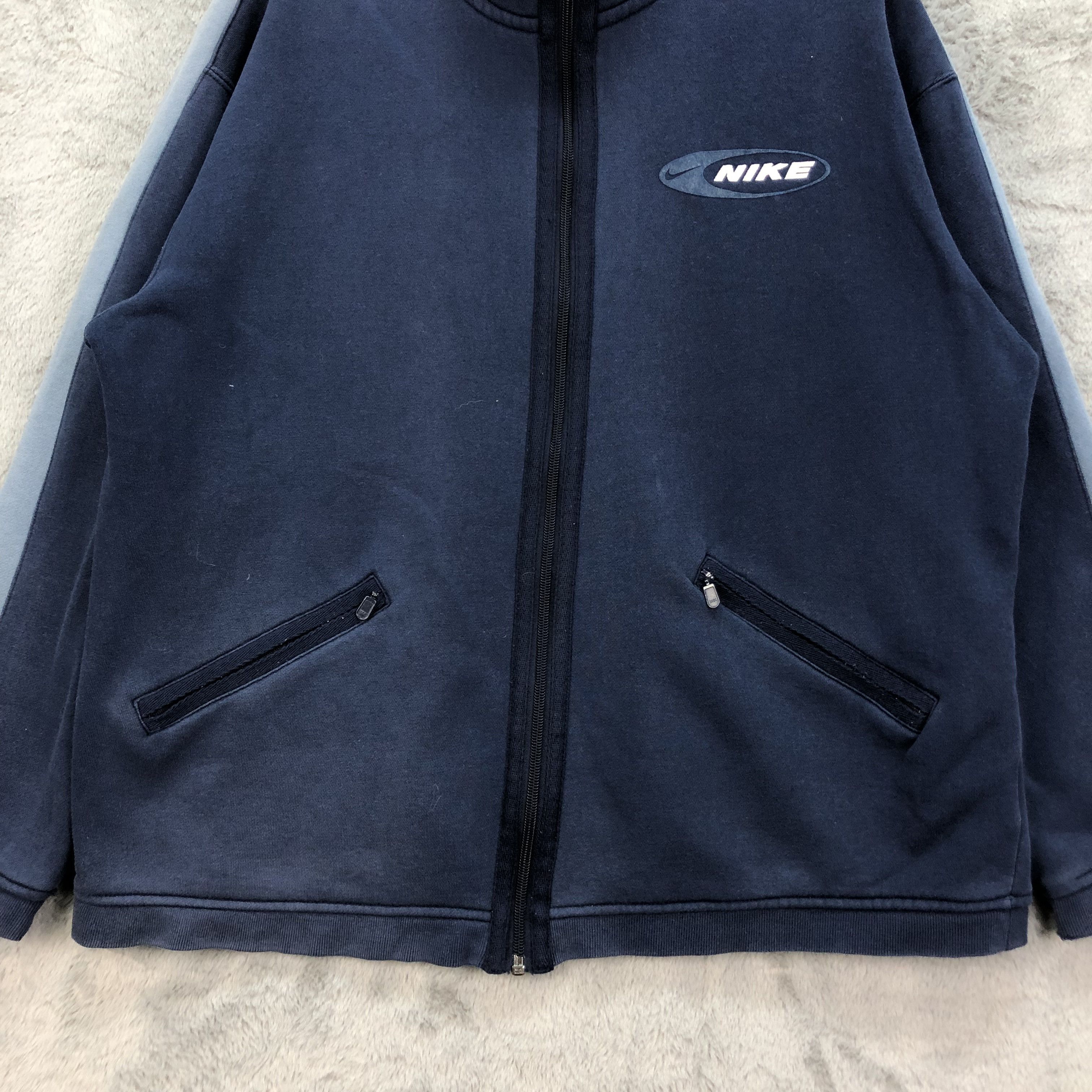 Nike VINTAGE NIKE SILVER TAG TRACK TOP JACKET #4996-35 Size US L / EU 52-54 / 3 - 4 Thumbnail