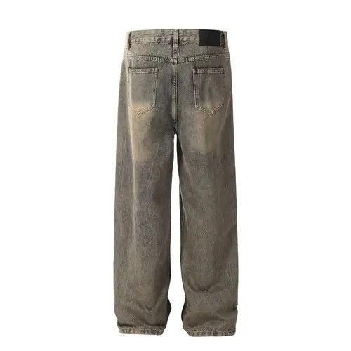 Japanese Brand × Jean Pants Punk loose distressed washed patchwork cargo jeans Size US 32 / EU 48 - 3 Thumbnail