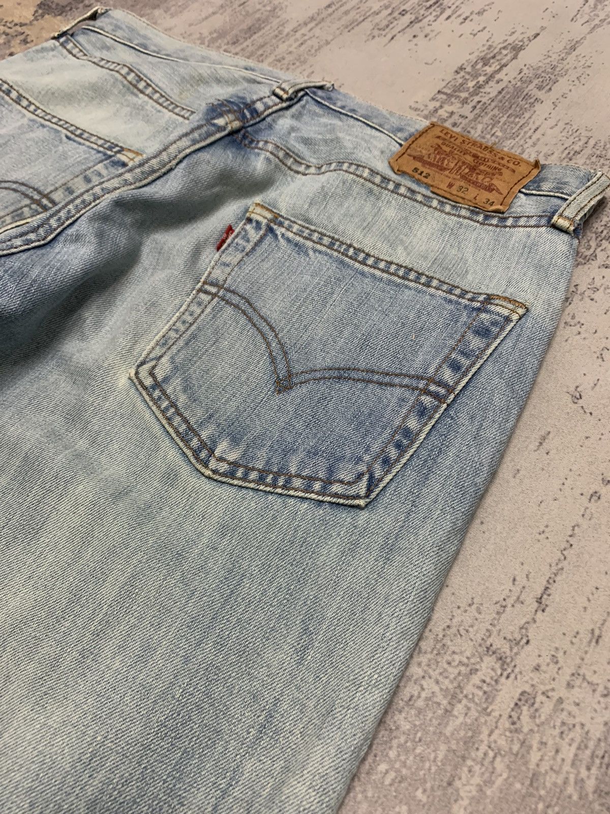 Levi's Vtg 90s Levi’s 512 Faded Distressed Losse Fit Jeans Size US 32 / EU 48 - 13 Thumbnail
