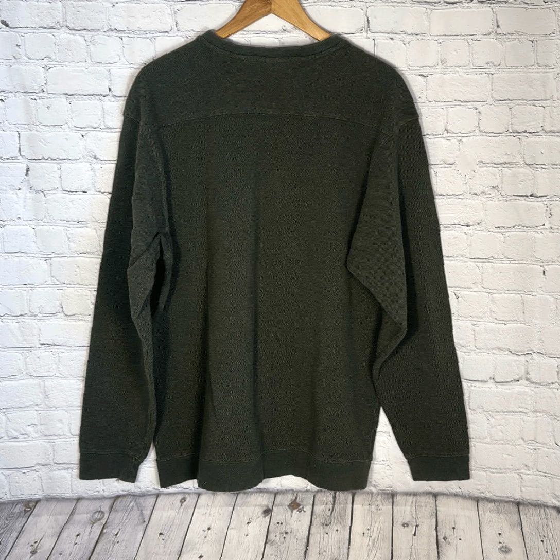 Vintage VINTAGE LL Bean Item 0 RL90 Green Vneck Cotton Pullover Shirt LT Large Tall L Men Long Sleeve Shirt Green V-Neck MENS Size US L / EU 52-54 / 3 - 4 Thumbnail