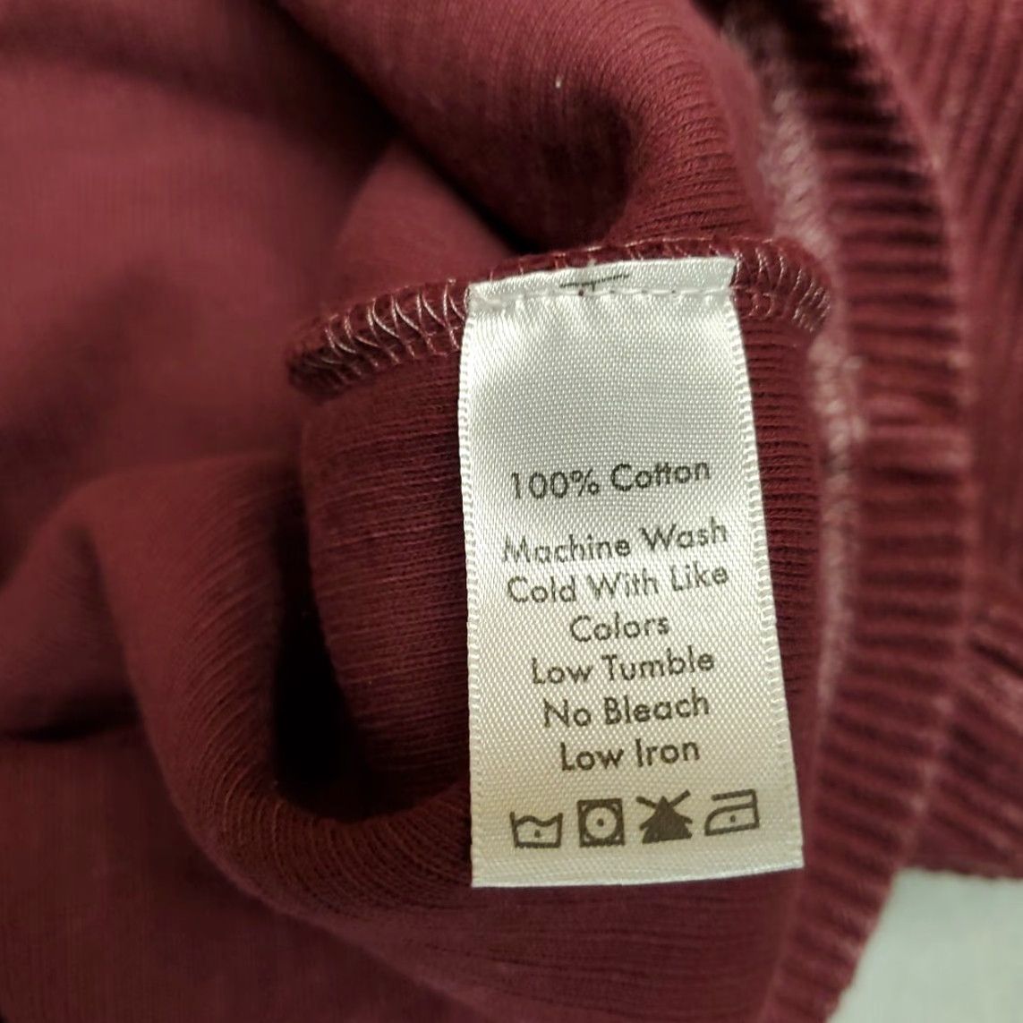 Vintage VINTAGE Orcas Island Sweatshirt Mens M Faded Maroon Nature Outdoors Ribbed Crewneck Size US M / EU 48-50 / 2 - 4 Thumbnail