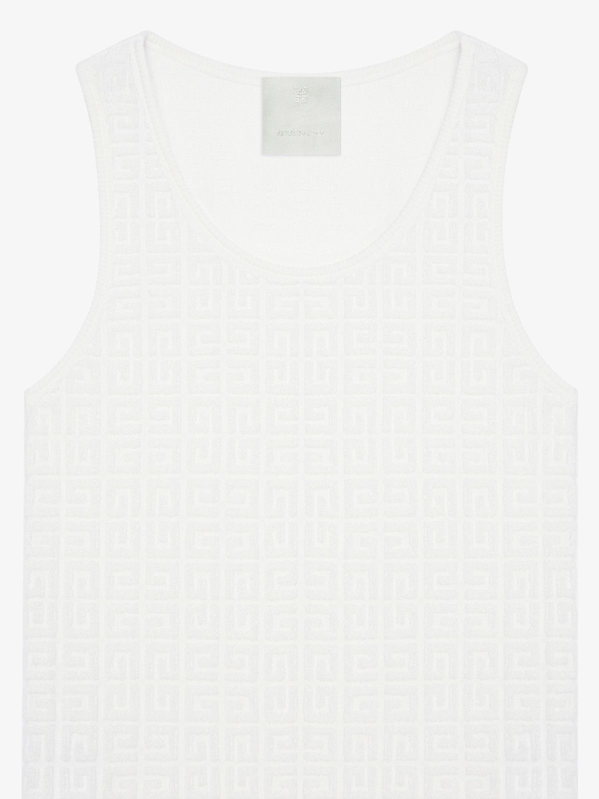 Givenchy o1mle0325 Tank Top Mini Dress in White Size S / US 4 / IT 40 - 2 Thumbnail