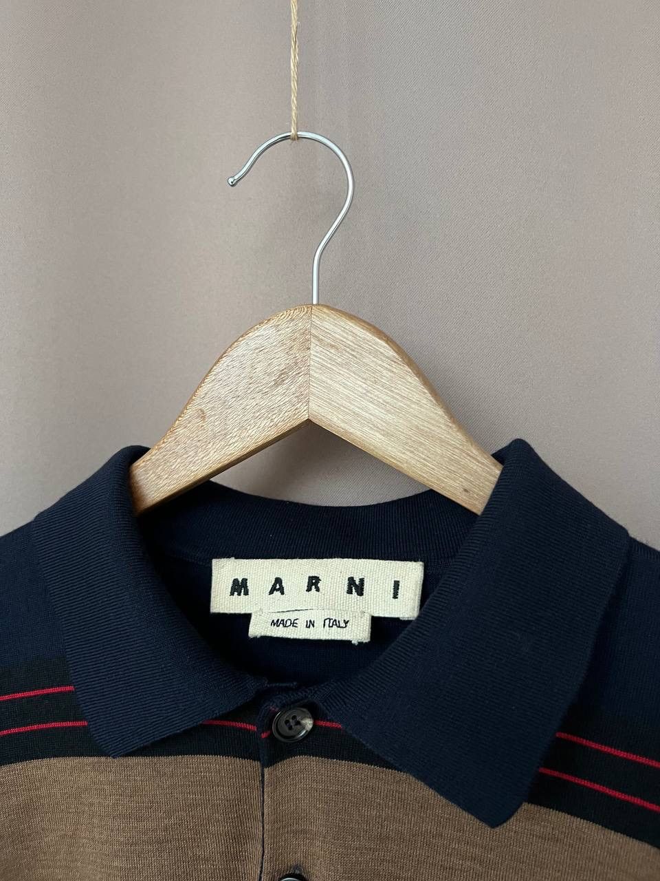 Marni Marni Wool Striped Polo Shirt Womens Size 48 Short Sleeve Size M / US 6-8 / IT 42-44 - 10 Thumbnail