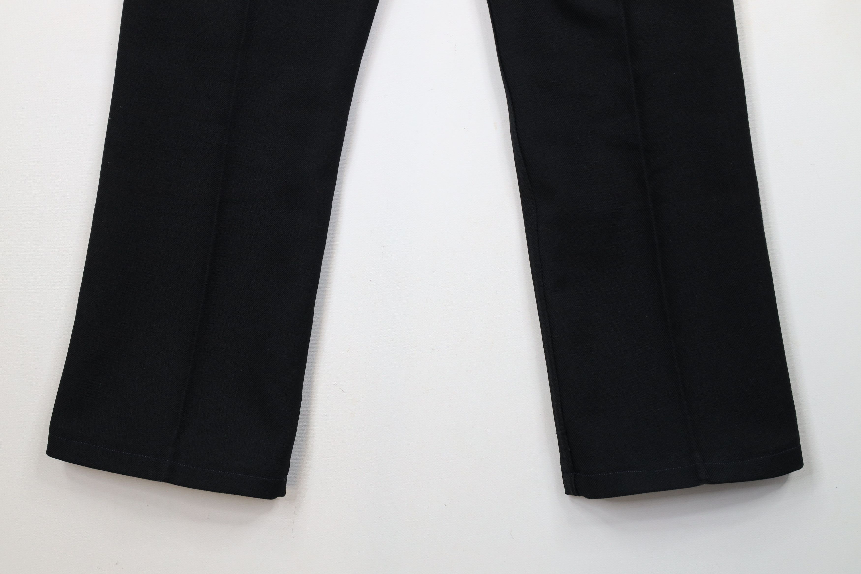 Levi's × Vintage Vintage 70s Levis Knit Flared Bootcut Chino Pants Black USA Size US 32 / EU 48 - 10 Thumbnail