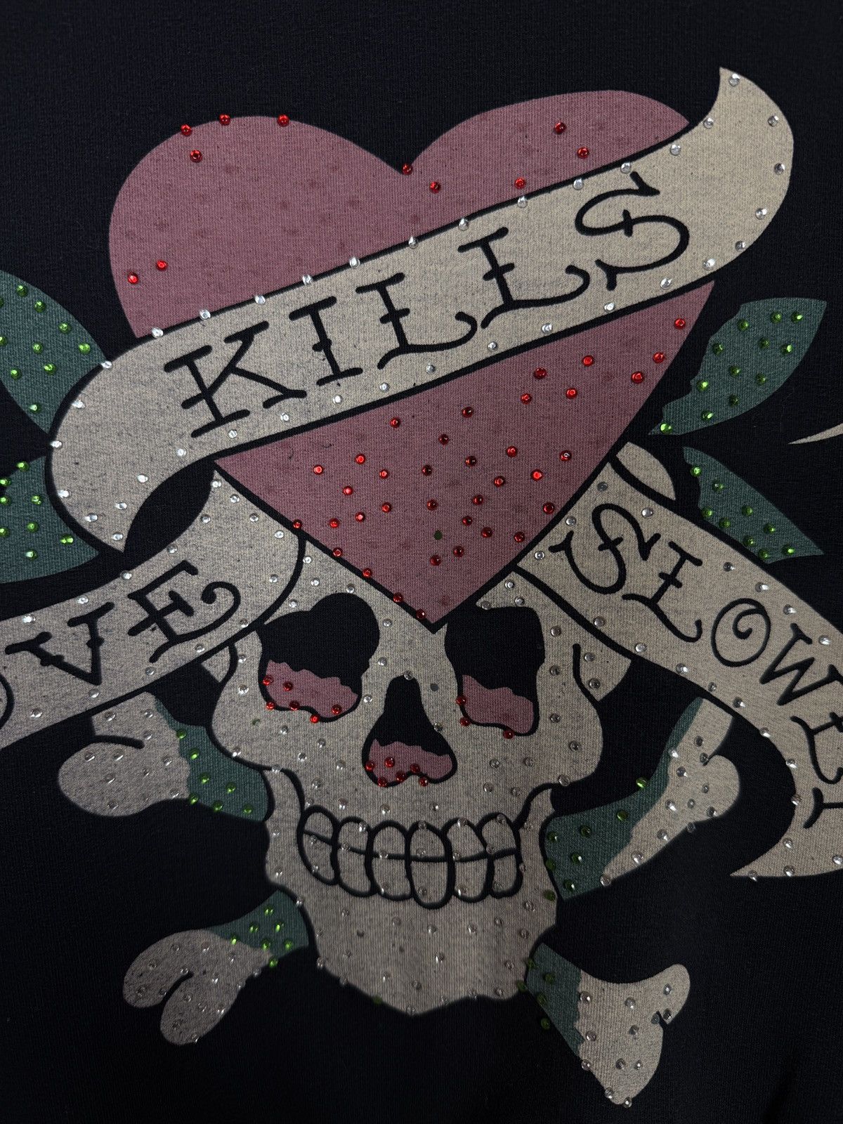 Christian Audigier RARE Vintage Ed Hardy Zip Hoodie Skelleton Skulls Audigier Size M / US 6-8 / IT 42-44 - 14 Thumbnail