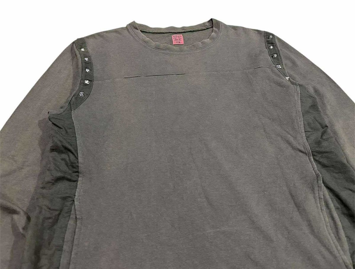 PPFM 🔥Sick Y2K PPFM Spiked Studded Sweatshirt Military Punk Size US M / EU 48-50 / 2 - 2 Thumbnail