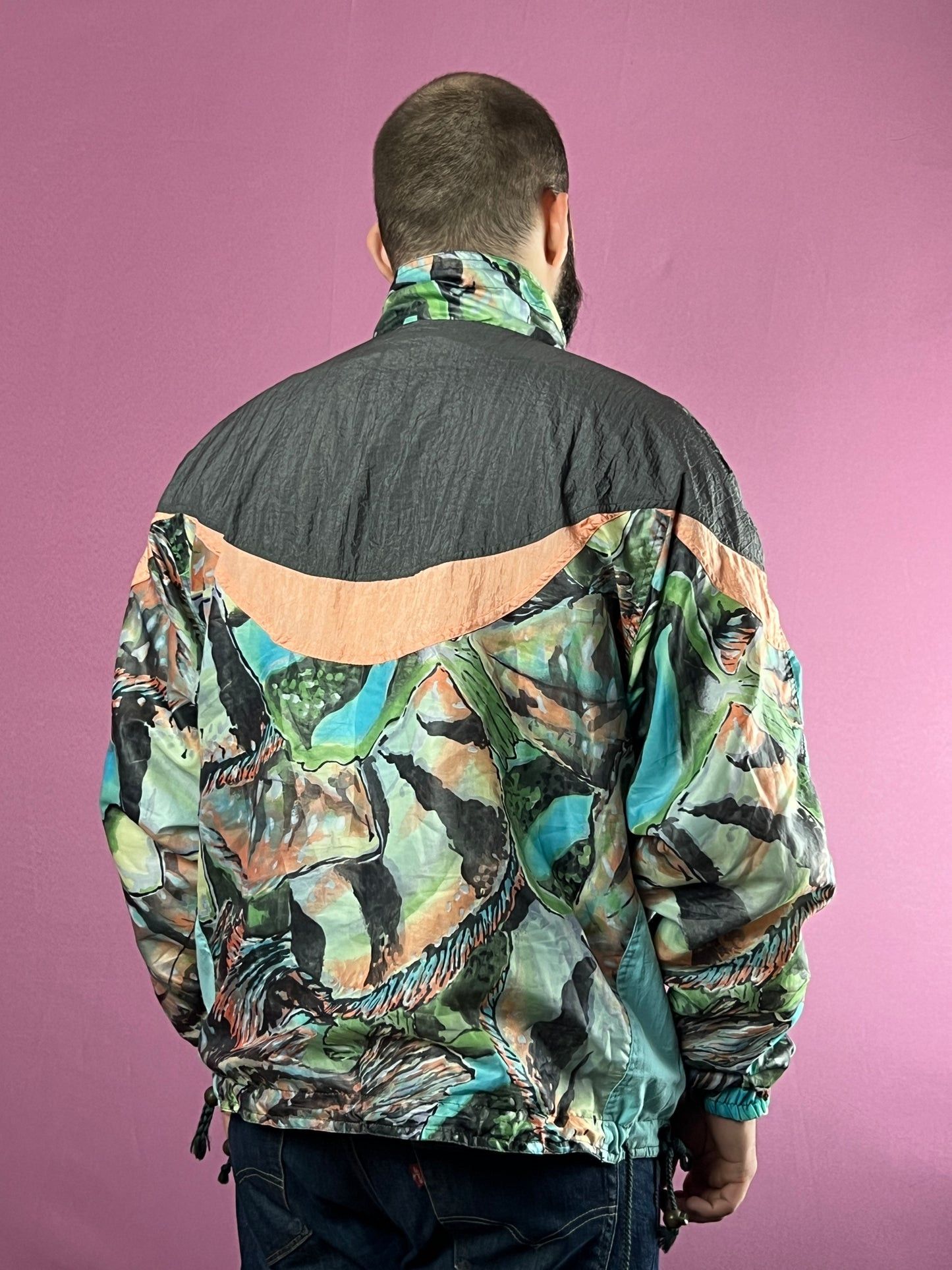 Other 90s Loffler Vintage Men's 1/4 Zip Windbreaker Jacket - XL Size US XL / EU 56 / 4 - 3 Thumbnail