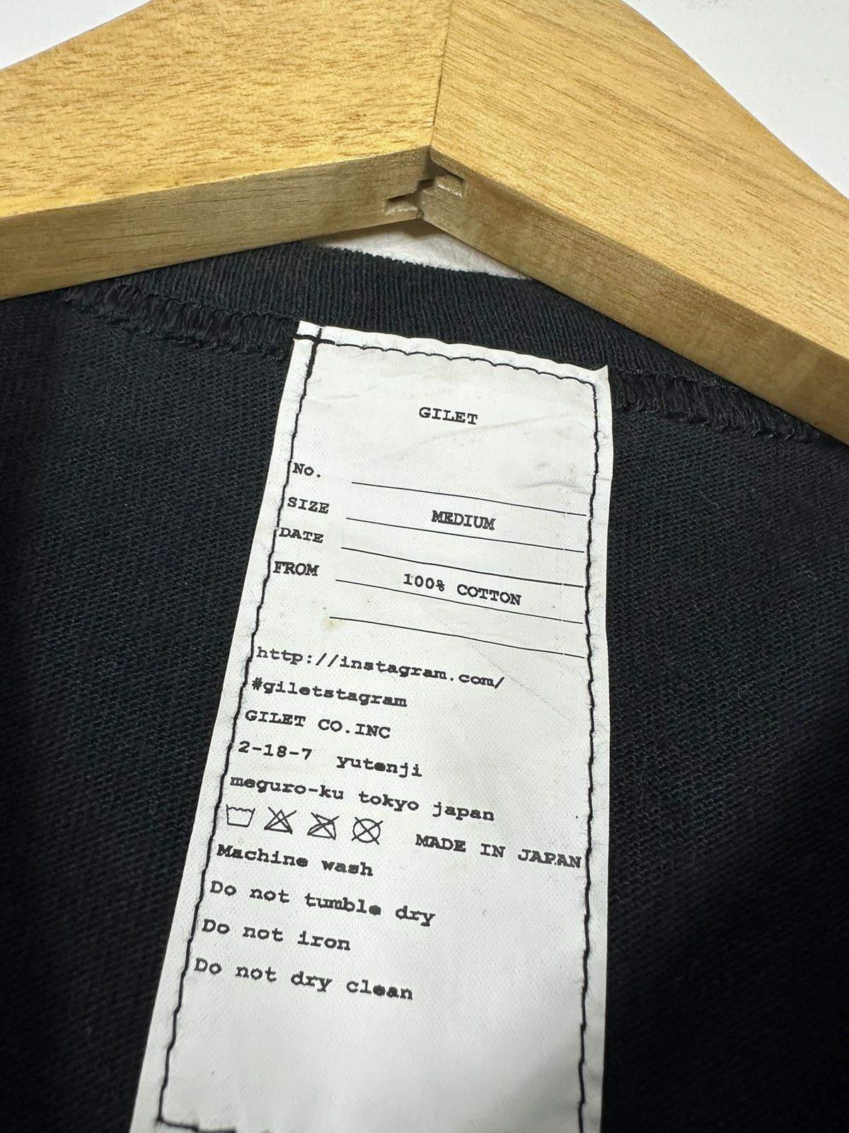 Japanese Brand Gilet Meguroku Tokyo Japan Reworked Tshirt from Champion Size US M / EU 48-50 / 2 - 4 Thumbnail