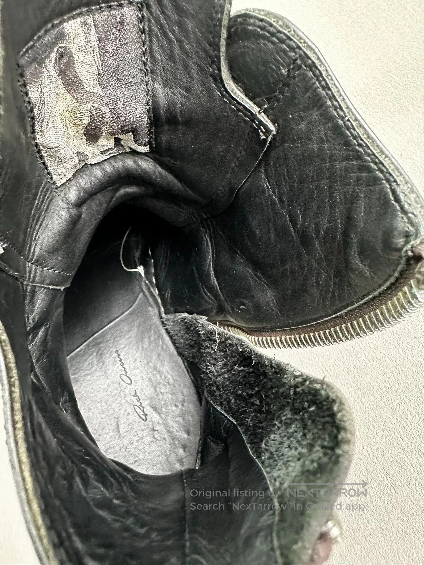 Rick Owens Rick Owens High-Top Sneakers with Laces. Size US 8 / EU 41 - 4 Thumbnail