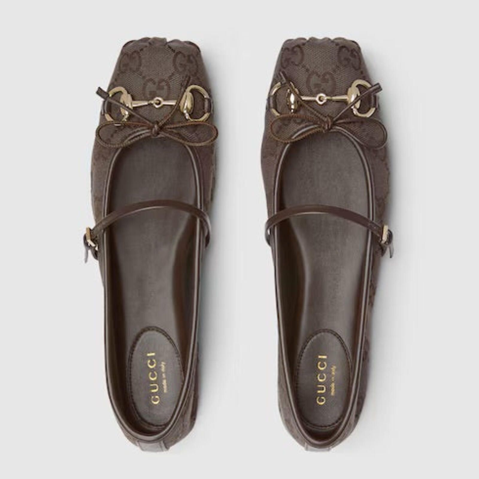 Gucci Gucci Bow Horsebit Tweed Ballet Flat Size ONE SIZE - 4 Thumbnail