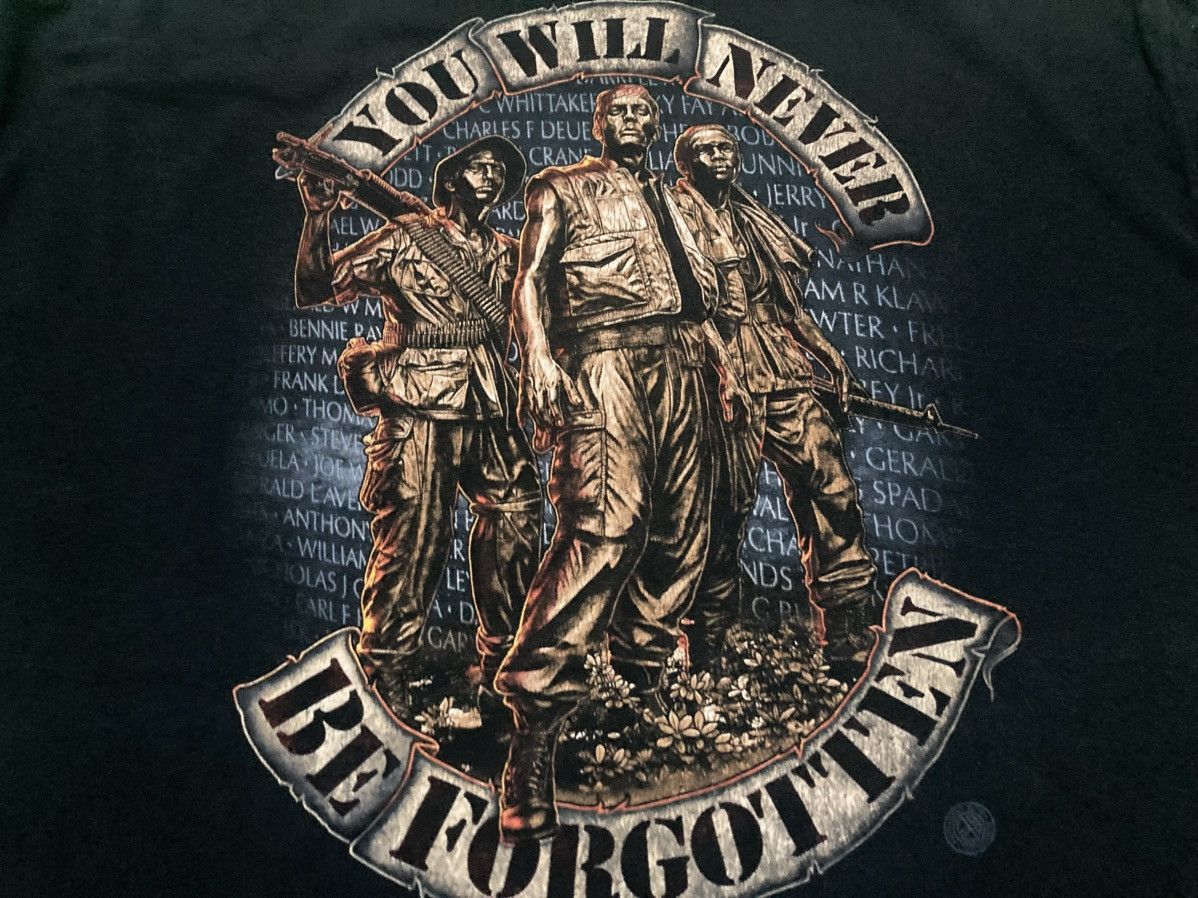 Vintage Vintage T-shirt You Will Never Be Forgotten Size US XL / EU 56 / 4 - 3 Thumbnail