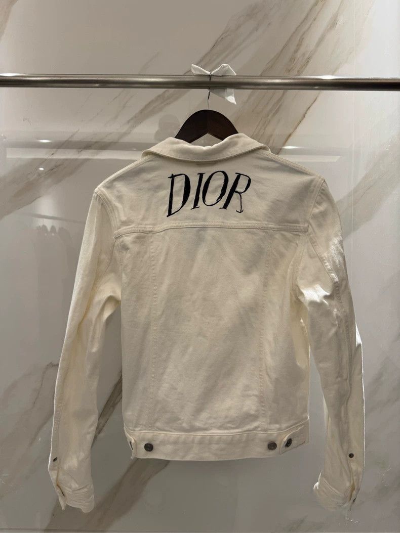 Dior Dior Logo denim jacket on the back 2504-Nextarrow Size M / US 6-8 / IT 42-44 - 2 Thumbnail