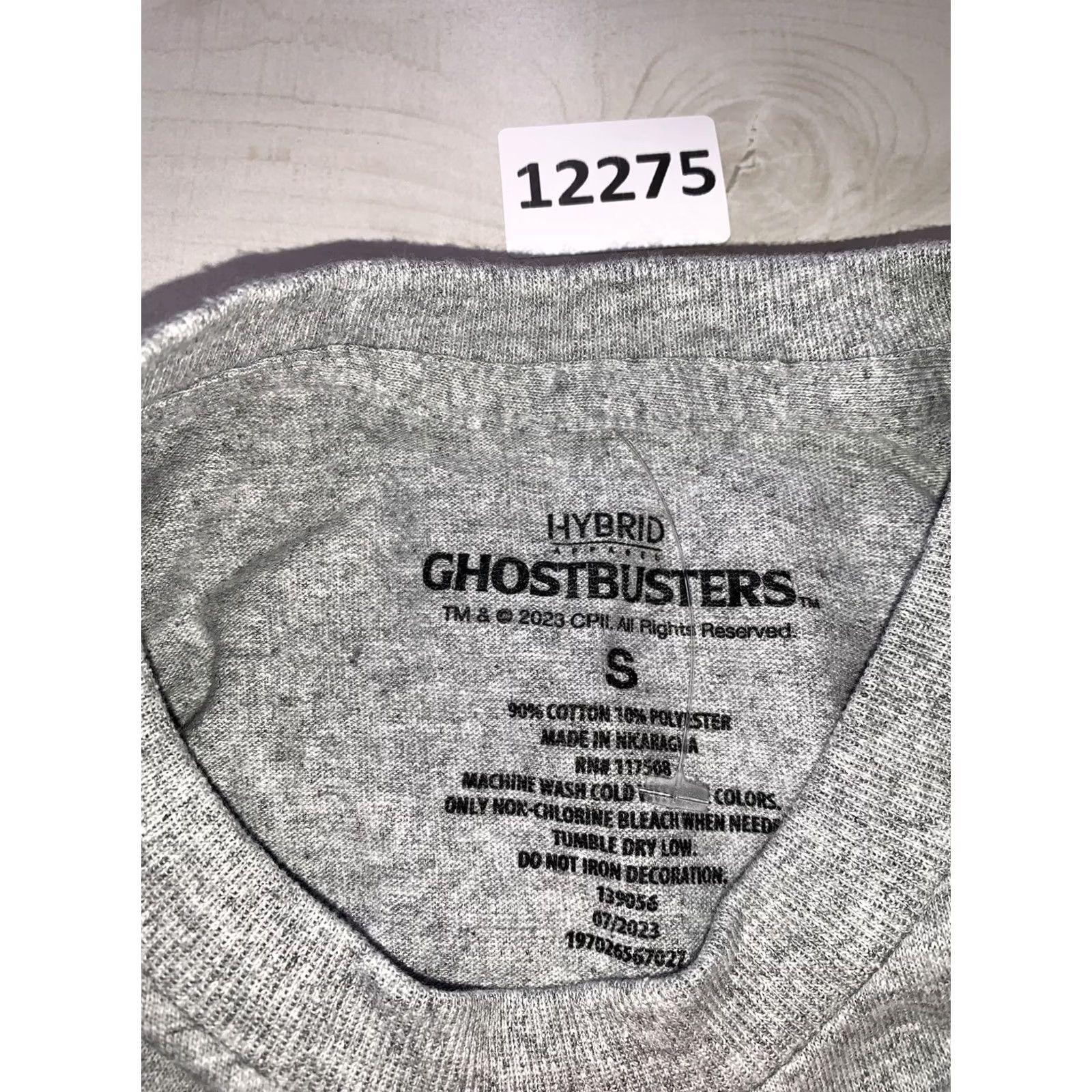 Vintage Hybrid Apparel Ghostbusters Adult Small Graphic T Shirt-12275 Size US S / EU 44-46 / 1 - 3 Thumbnail