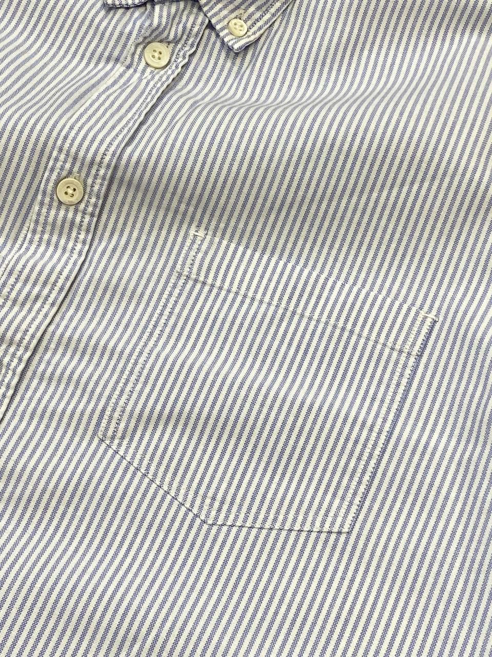 Norse Projects Norse Projects Theo Oxford Short Sleeve Striped Button Shirt Size US M / EU 48-50 / 2 - 7 Thumbnail