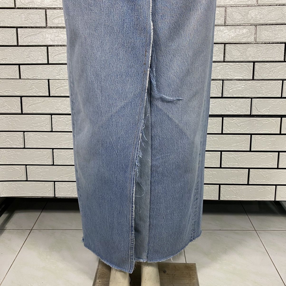 Needles 🔥DISTRESSED DESIGN DENIM LONG SKIRT REBUILD BY NEEDLES Size 28" / US 6 / IT 42 - 6 Thumbnail