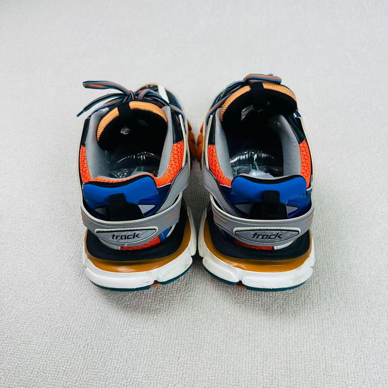 Balenciaga Balenciaga Track Dad Sneakers White Orange Size US 8 / EU 41 - 4 Thumbnail