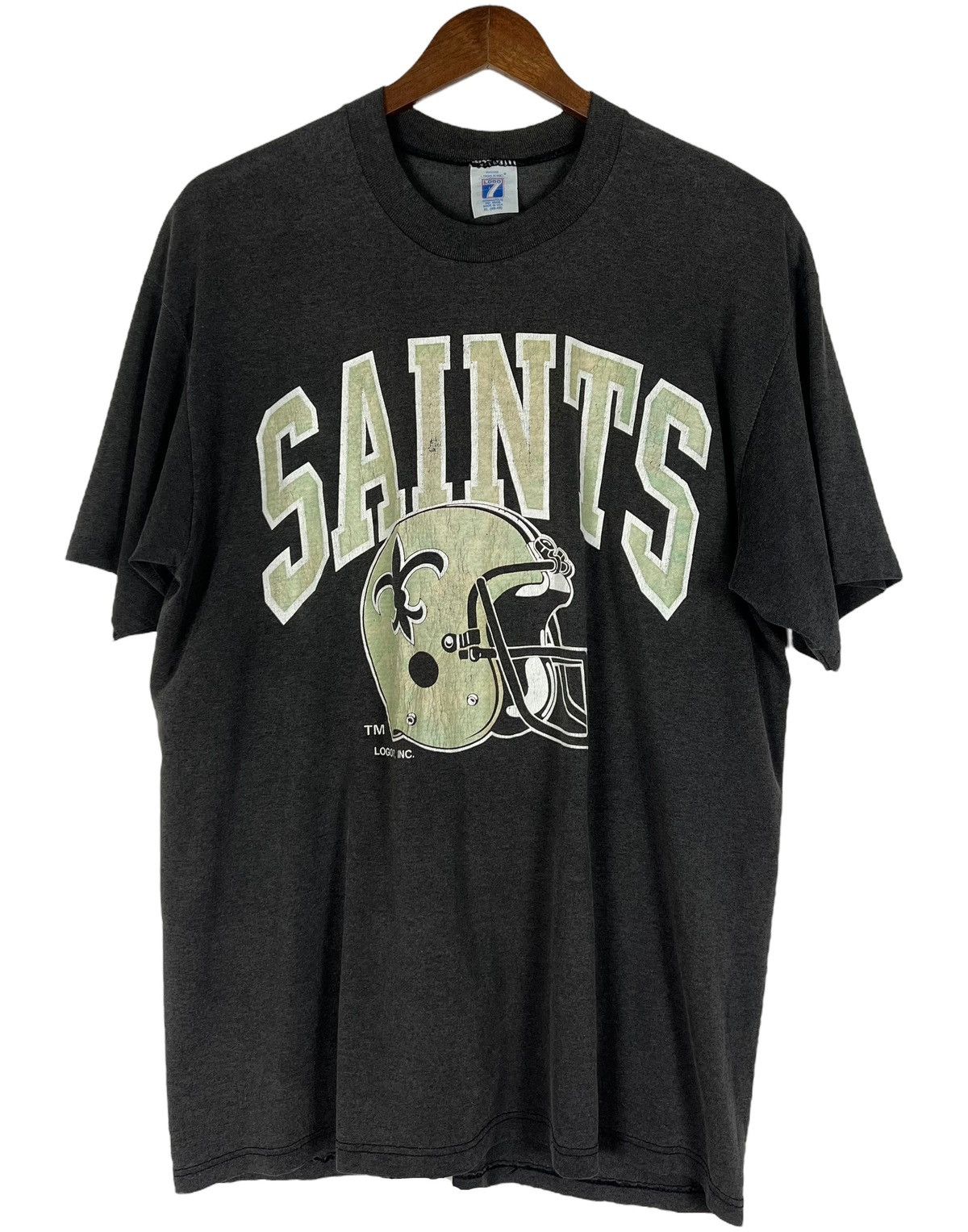90s True Vintage SAINTS Logo 7 NFL Tee