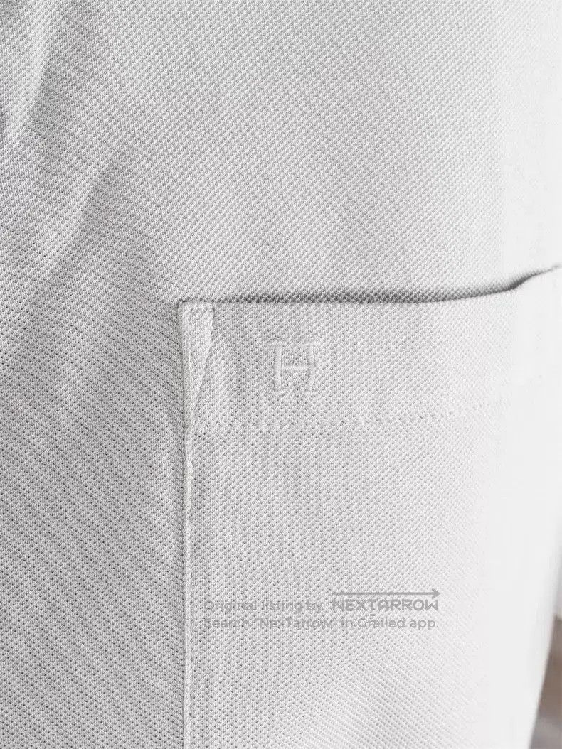 Hermes Hermes Light Bean Sauce Color Short Sleeve Polo Size US S / EU 44-46 / 1 - 4 Thumbnail