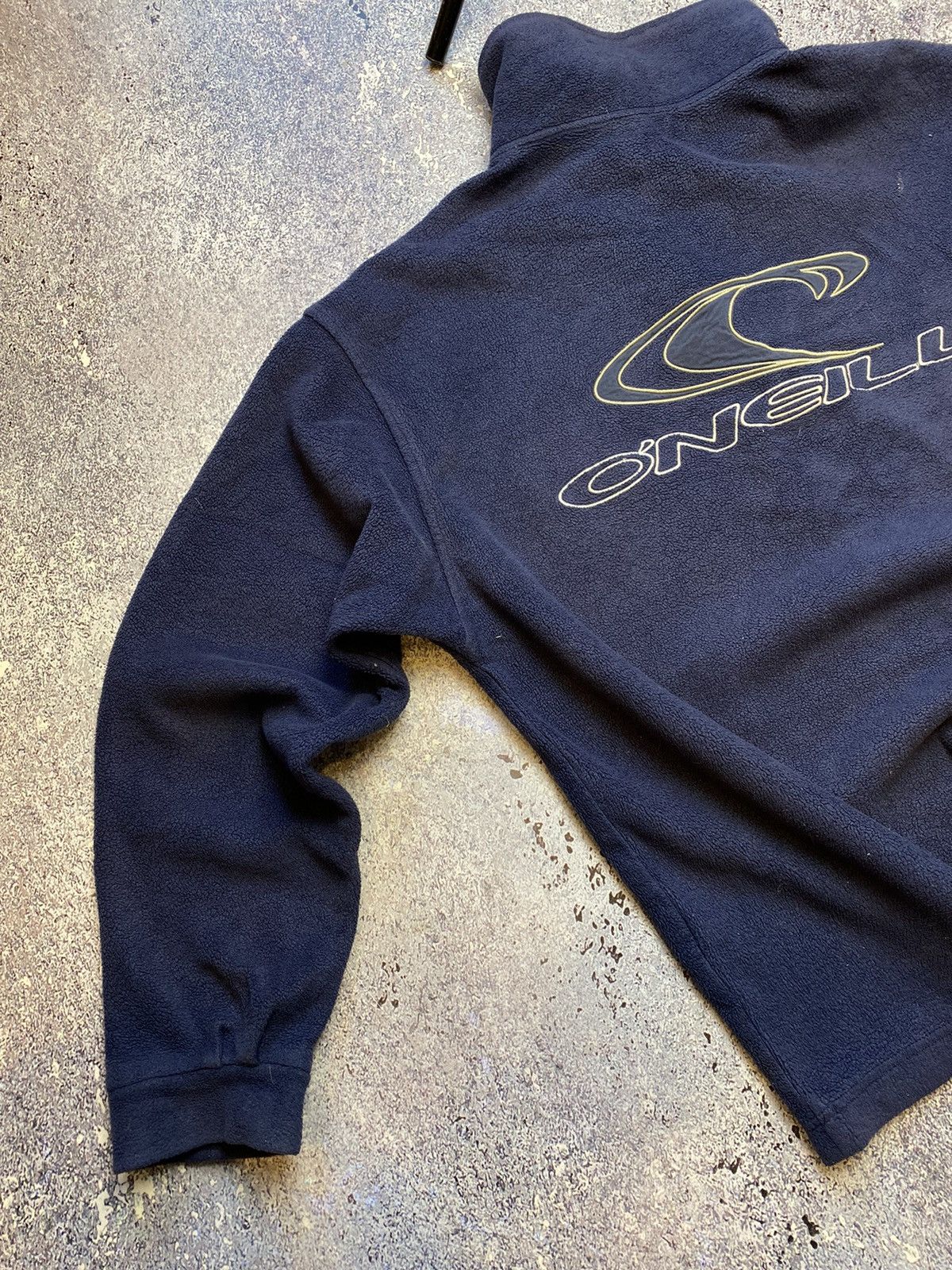 O'Neill × Vintage 💥CRAZY SURF STYLE ONEILL BIG LOGO FLEECE Size US L / EU 52-54 / 3 - 5 Thumbnail