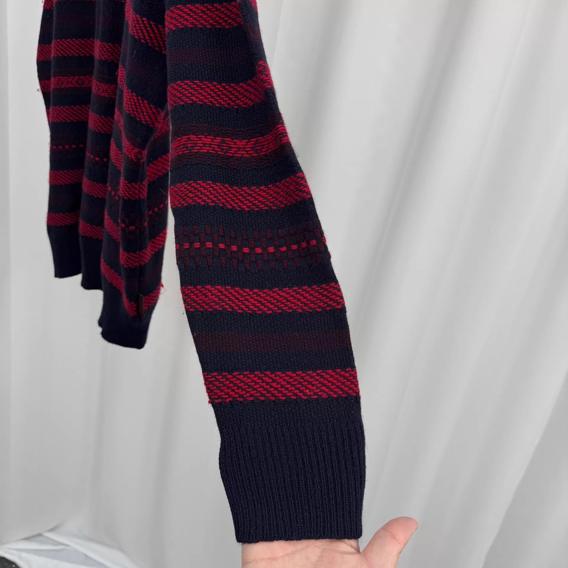 Burberry Burberry Stripe Intarsia Wool Knit Sweater XL 98 New Size XL / US 12-14 / IT 48-50 - 4 Thumbnail