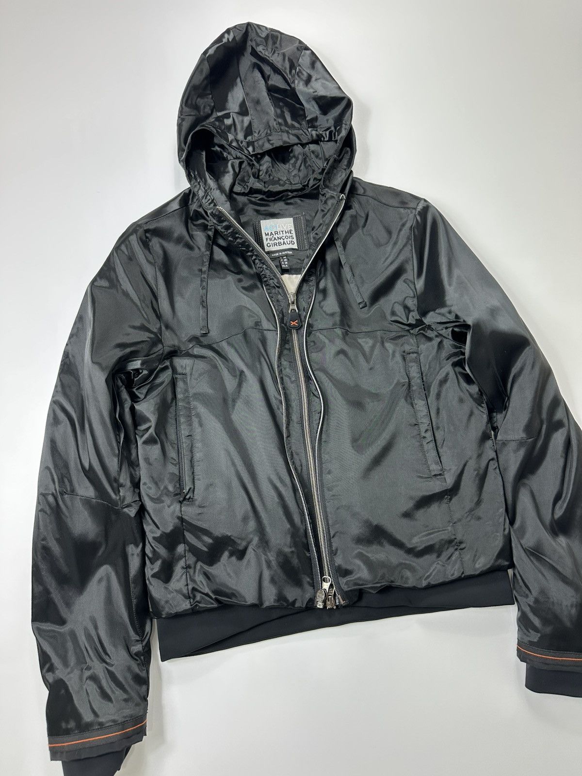 Marithe + Francois Girbaud Marithe Francois Girbaud Hooded Zip Jacket Double Zip Black Size M / US 6-8 / IT 42-44 - 6 Thumbnail